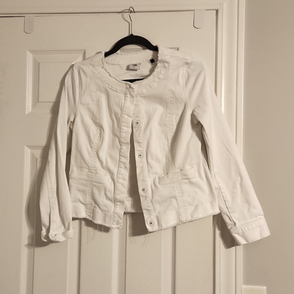 Cabi White Castaway Jacket - Small